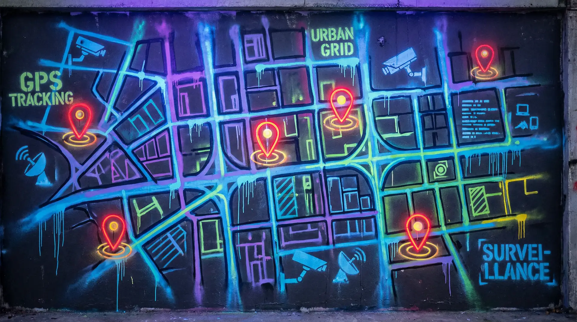 两个人免费完整版在线观看视频 狗仔追踪地图 - 城市涂鸦风格